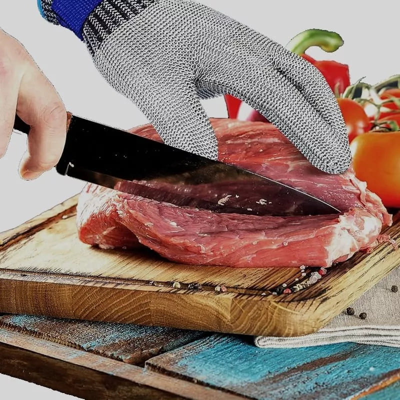 GUANTE EN ACERO INOXIDABLE ANTICORTE