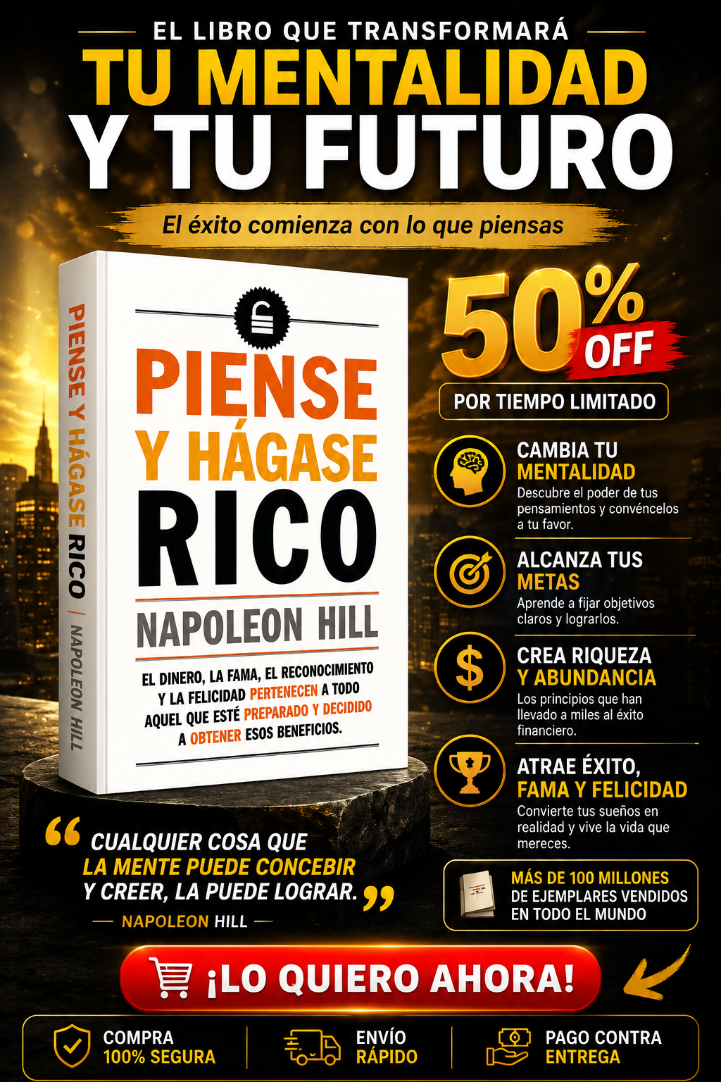 Libro Piense Y Hágase Rico Napoleon Hill