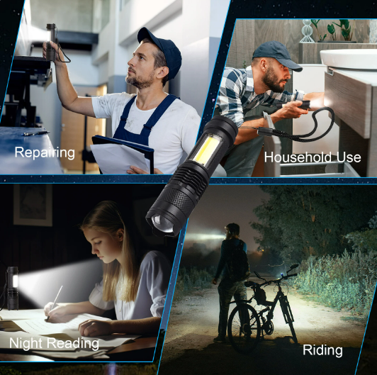 NUEVA LINTERNA LED T6 USB