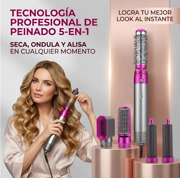 CEPILLO SECADOR DE CABELLO 6 EN 1
