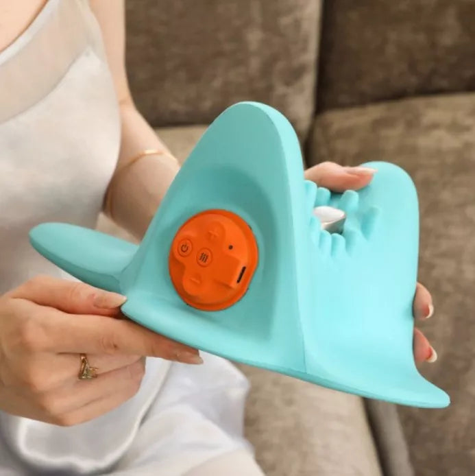 NUEVO MASAJEADOR DE CUELLO CERVICAL RECARGABLE ELECTROTERAPIA