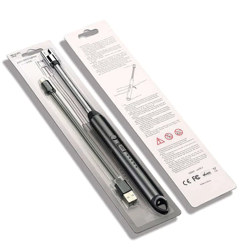 Encendedor eléctrico color negro elegante