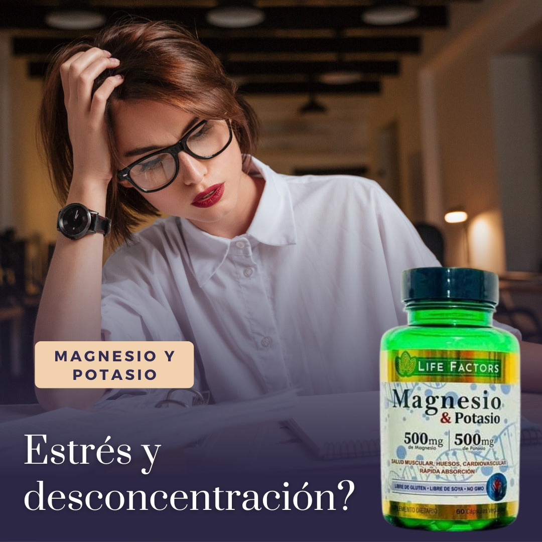 SUPLEMENTO DE CITRATO DE MAGNESIO + CITRATO DE POTASIO 50% DESCUENTO