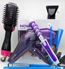 SET NOVA 4 EN 1 PLANCHA RIZADOR PEINE SECADOR