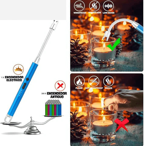 Comparación encendedor tradicional vs plasma