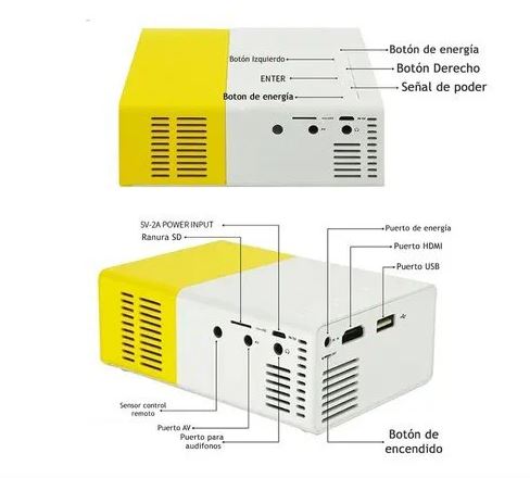 MINI PROYECTOR LED VIDEO PORTATIL