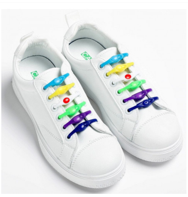 NUEVO CORDONES EN SILICONA PAQ x 12 pares