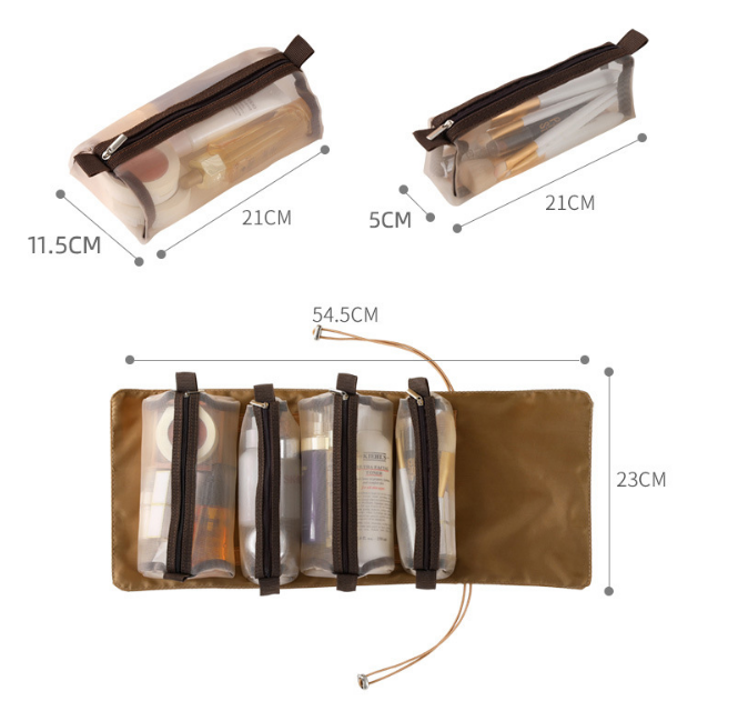 NUEVA COSMETIQUERA DE VIAJE 4 EN 1