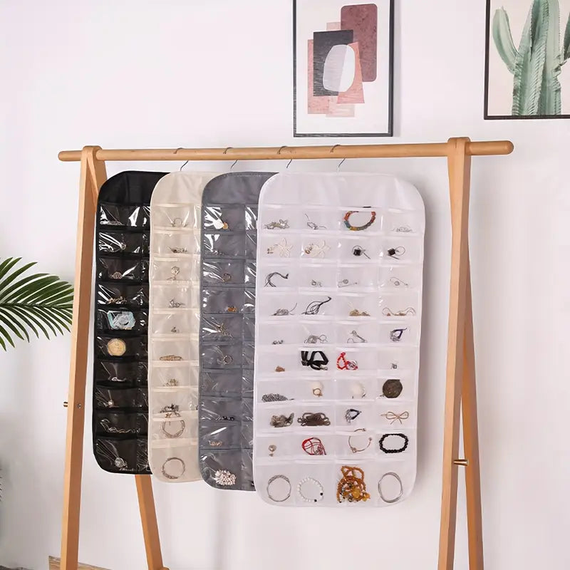 ORGANIZADOR DE JOYAS COLGANTE DOBLE CARA