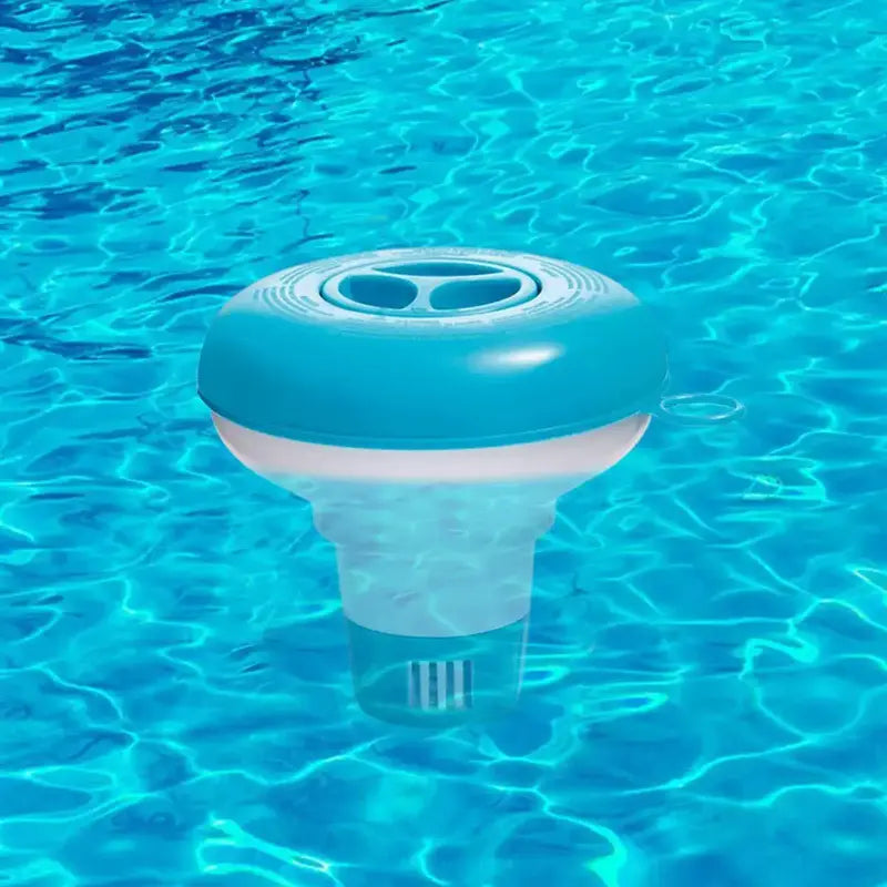 Dispensador flotante de cloro para piscinas