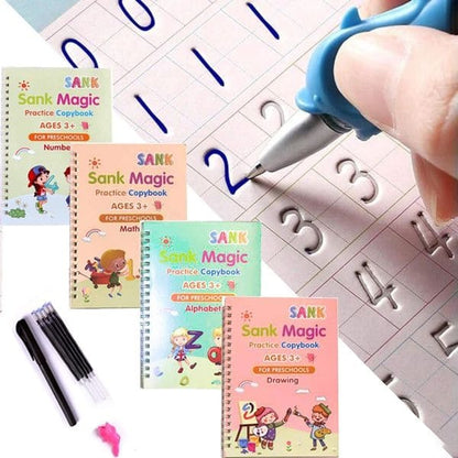 KIT DE 4 CUADERNOS DE REFUERZO REUTILIZABLES