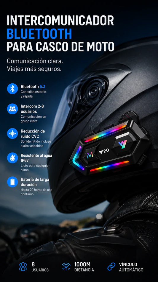 Intercomunicador MOTO-LY-Y20 MAX Jl
