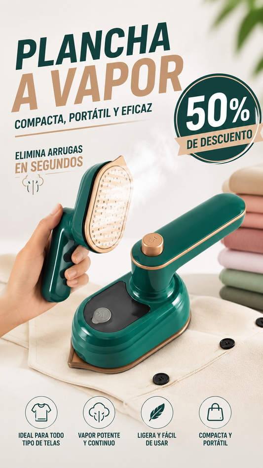 Plancha A Vapor viajera