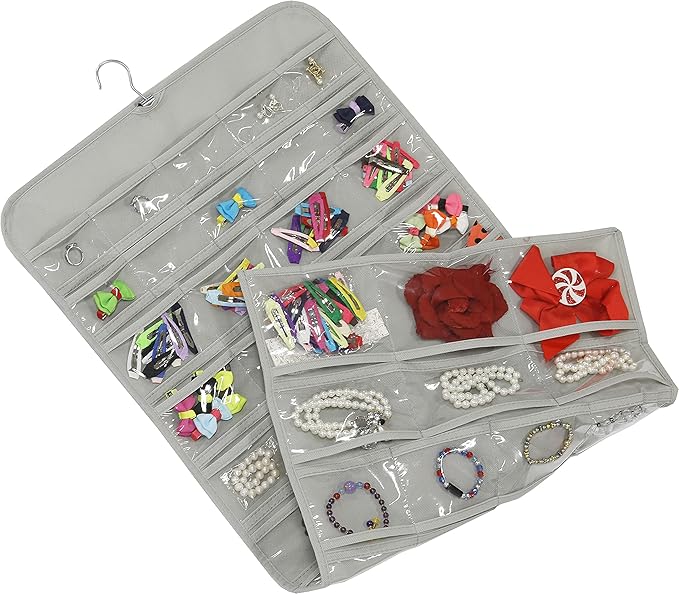 ORGANIZADOR DE JOYAS COLGANTE DOBLE CARA