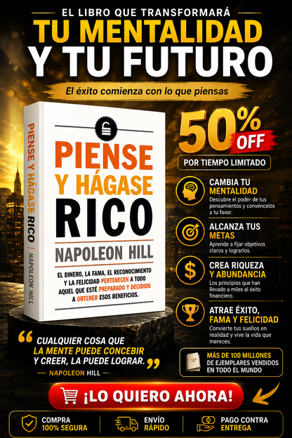 Libro Piense Y Hágase Rico Napoleon Hill
