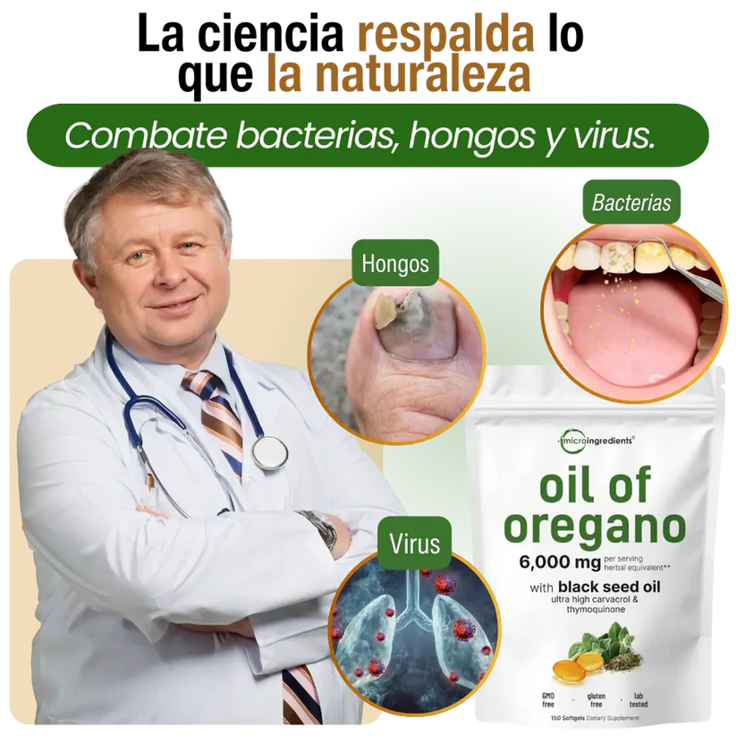 ACEITE DE OREGANO 90  CAPSULAS