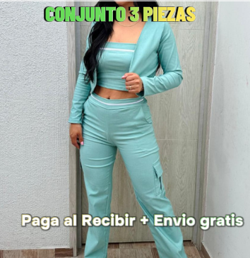 NUEVO CONJUNTO DE 3 PIEZAS