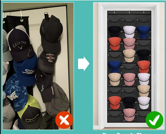 ORGANIZADOR DE GORRAS JOCKEY - 50% DE DESCUENTO