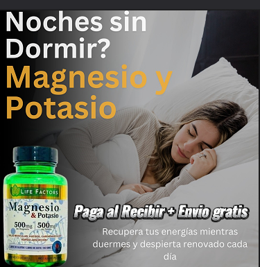 SUPLEMENTO DE CITRATO DE  MAGNESIO + CITRATO DE POTASIO 50% DESCUENTO