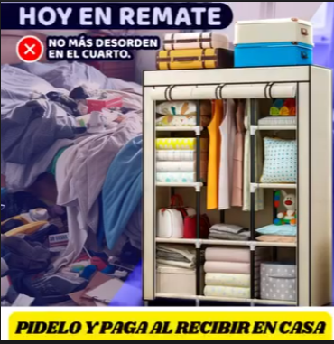 NUEVO ORGANIZADOR DE ROPA PORTATIL PRO