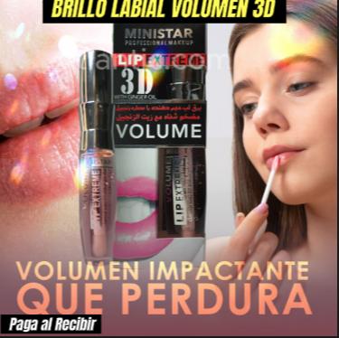 NUEVO BRILLO LABIAL ENGROSADOR - VOLUMEN INSTANTANEO 3D  50 %