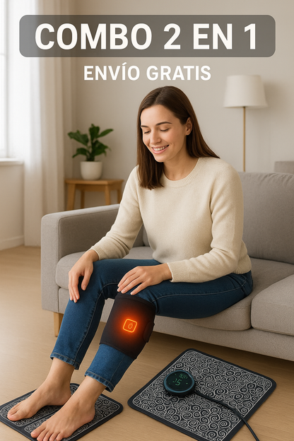 COMBO RODILLERA DE CALOR + TAPETE ELECTRODOS