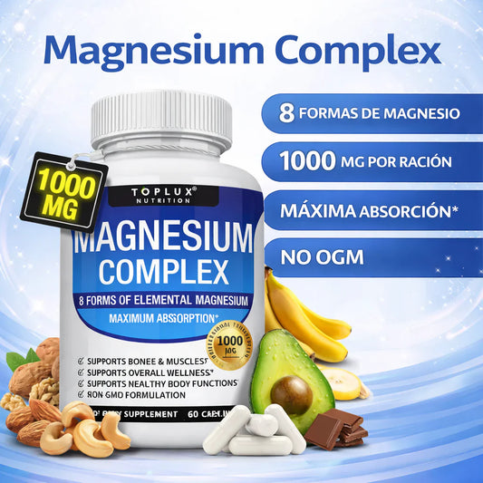 MAGNESIUM COMPLEX 8 EN 1 MAGNESIO LLEVA 2 UNID X VALOR DE 1