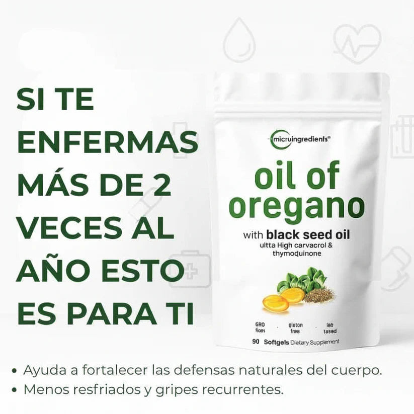 ACEITE DE OREGANO 90  CAPSULAS