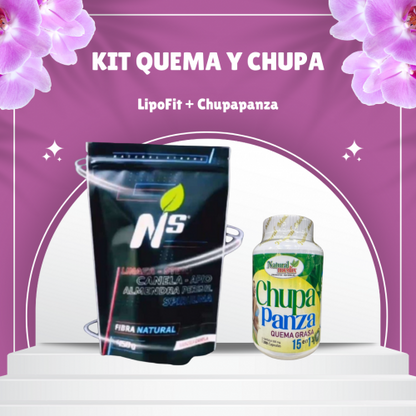 KIT CHUPAPANZA + LIPO FIT + DESPARASITANTE