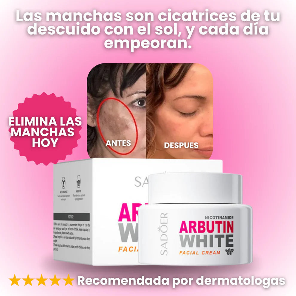CREMA ACLARANTE ARBUTIN - QUITA MANCHAS