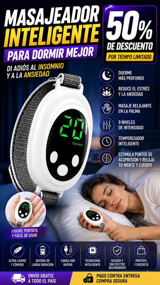 Masajeador Inteligente Dormir Insomnio