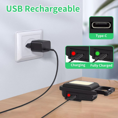 MINI LINTERNA LLAVERO RECARGABLE USB