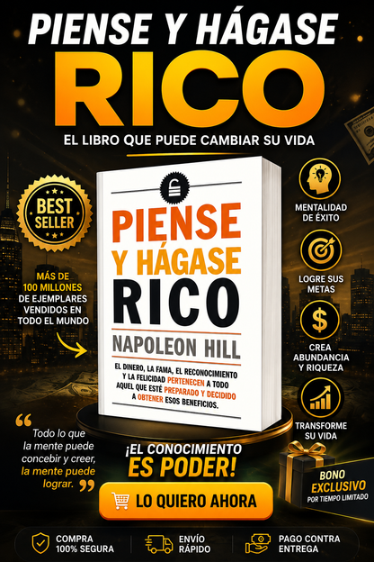 Libro Piense Y Hágase Rico Napoleon Hill