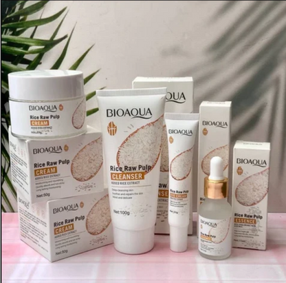 NUEVO KIT RUTINA FACIAL DE ARROZ X5