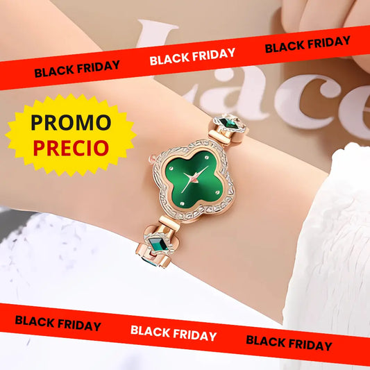 RELOJ ELEGANCIA FLORAL PROMO