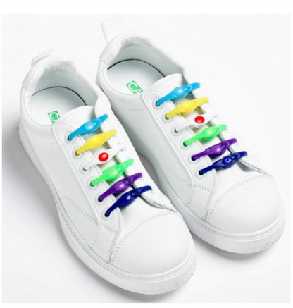 NUEVO CORDONES EN SILICONA  PAQ x 12 pares